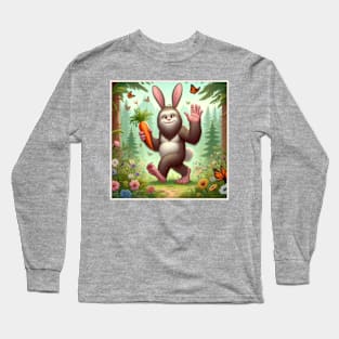 Bigfoot Bunny Long Sleeve T-Shirt